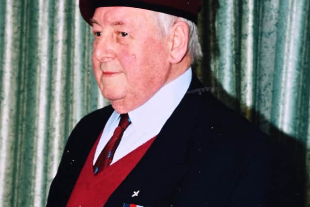 Jim Winstanley, pictured aged about 90, was also a highly decorated World War Two veteran