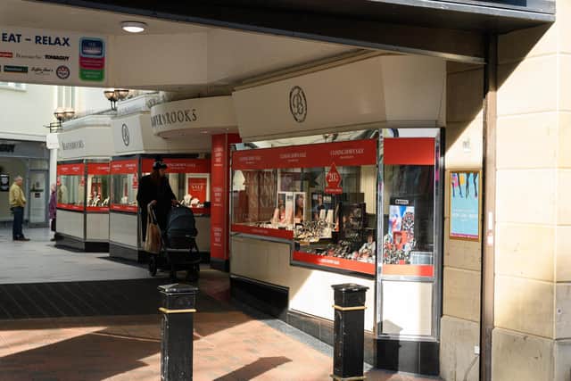 Beaverbrooks at the entrance to the Galleries in Wigan town centre is closing down after 32 years