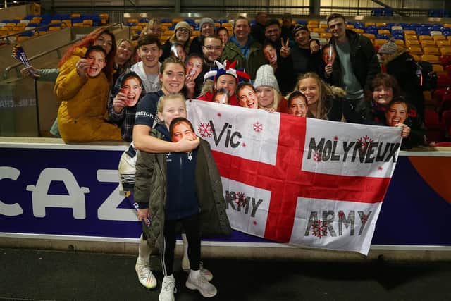 Vicky Molyneux hopes England's Rugby League World Cup campaign will help to inspire young girls (Photo by Jan Kruger/Getty Images for RLWC)