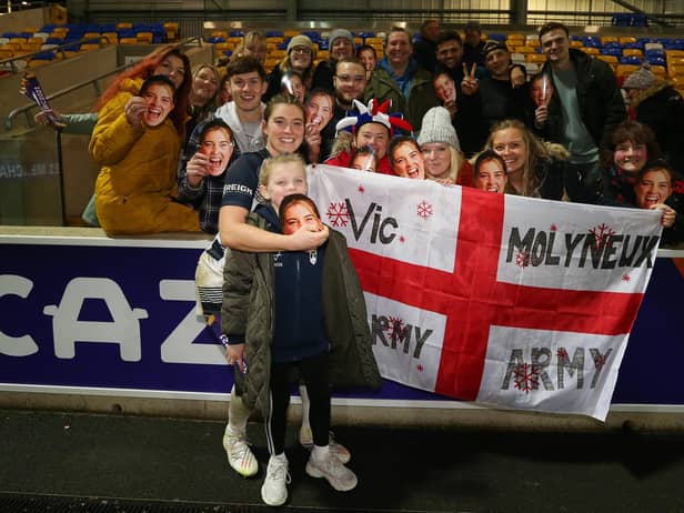 Vicky Molyneux hopes England's Rugby League World Cup campaign will help to inspire young girls (Photo by Jan Kruger/Getty Images for RLWC)