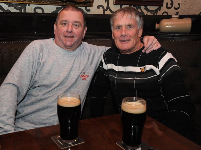 The Raven: Joe Harrison (left) and Derek Birchall
