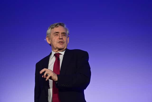 Former Prime Minister Gordon Brown