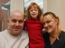 Holly Prince with parents Mark and Jenny