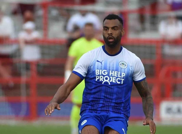 Curtis Tilt in action at Accrington
