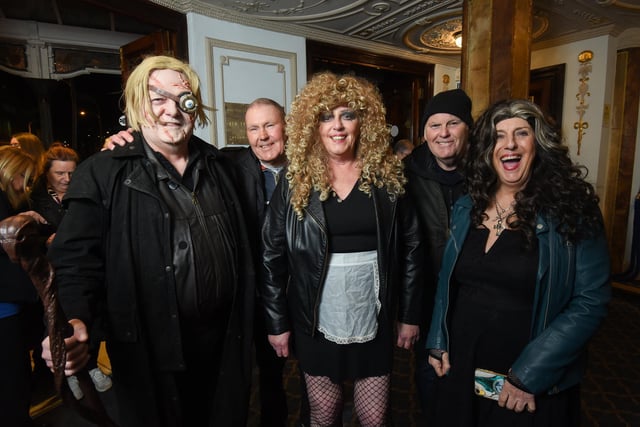 Theatre goers dress up for The Rocky Horror Show at the Grand Theatre