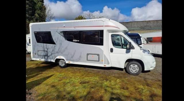 The motorhome which was advertised by a fraudulent seller on eBay