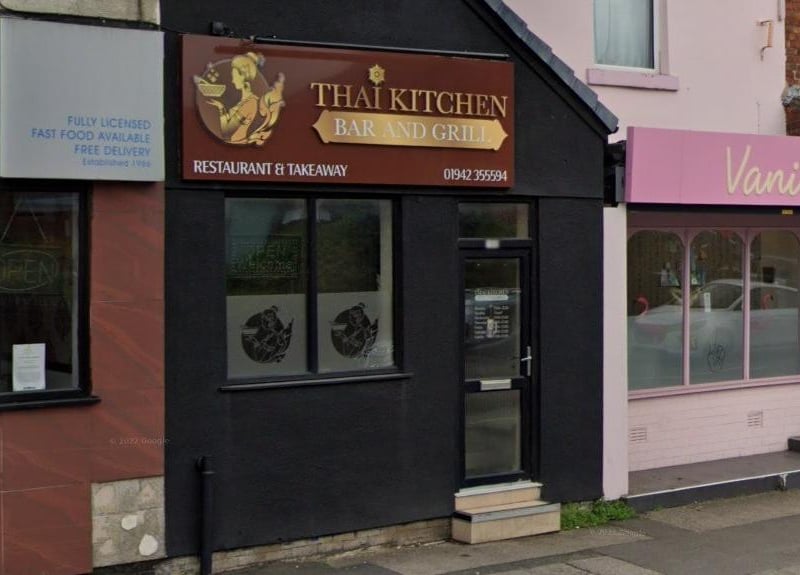 Thai Kitchen on Wigan Road, Bryn, has a rating of 4.7 out of 5 from 36 Google reviews
