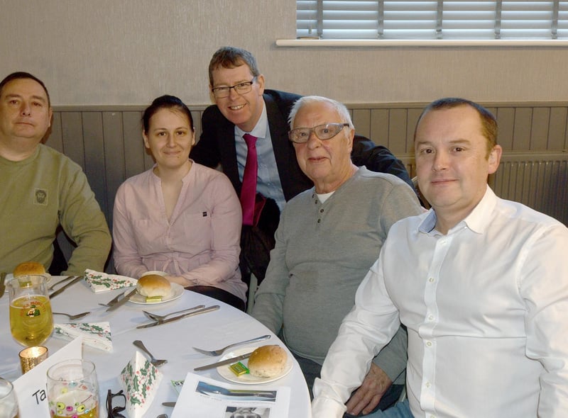 Simon Jury, Adriana Smilkova, Coun Paul Kenny, George Halliwell and Chris Halliwell