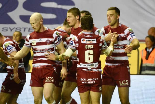 Wigan Warriors were defeated by Leeds Rhinos at the DW Stadium