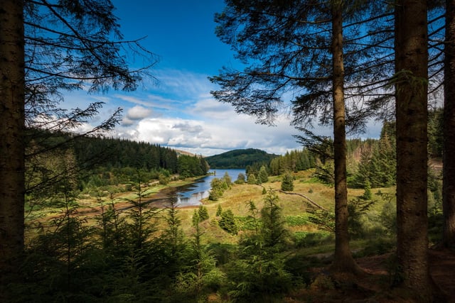 The seven-mile stretch is a relaxing trip along the A281 in Scotland. You may be able to spot wildlife roaming the area, but keep cautious of any jumping out on the road if you’re taking the route at night.