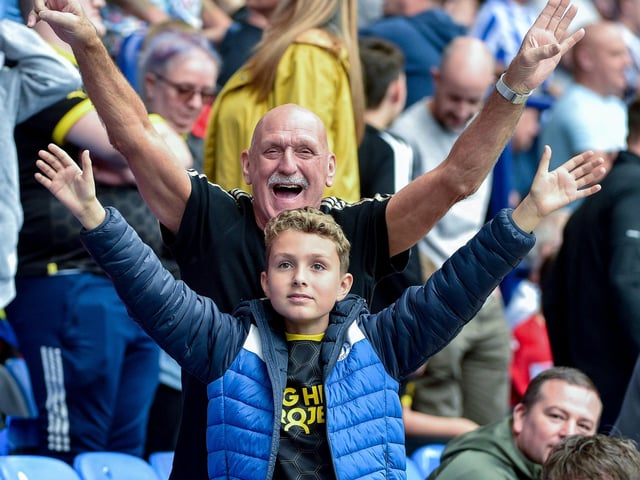 Latics fans at Bolton.
Pic: BP