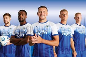 Wigan Athletic's new home kit for 2022/23