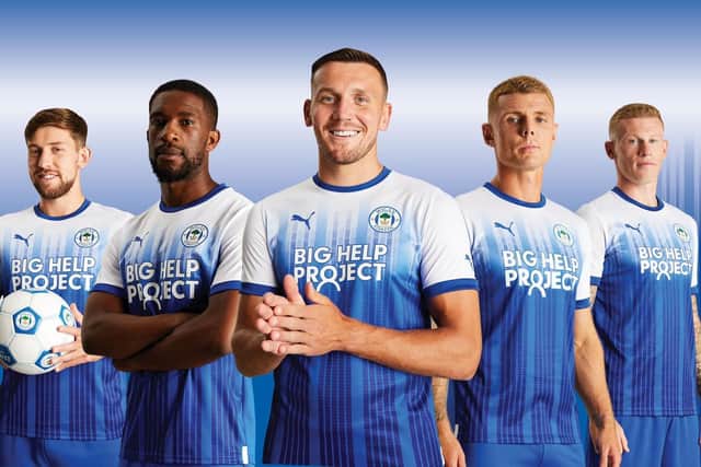 Wigan Athletic's new home kit for 2022/23