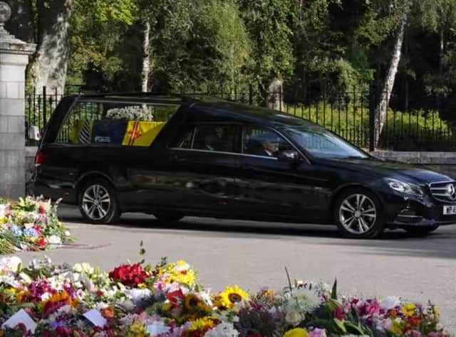 The hearse carrying the coffin of Queen Elizabeth II (Photo: PA)