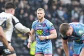 Picture by Allan McKenzie/SWpix.com - 04/02/2024 - Rugby League - Warm Up Match - Scott Taylor Testimonial - Hull FC v Wigan Warriors - MKM Stadium, Kingston upon Hull, England - Luke Thompson.