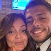 Lewis with his mum