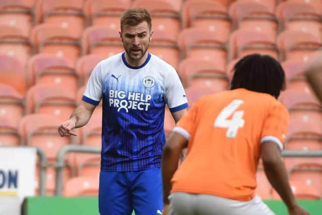 Callum McManaman was Latics' star man at Blackpool