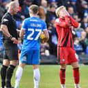 Peterborough were given renewed hope after the sending-off of Matt Smith in the final quarter
