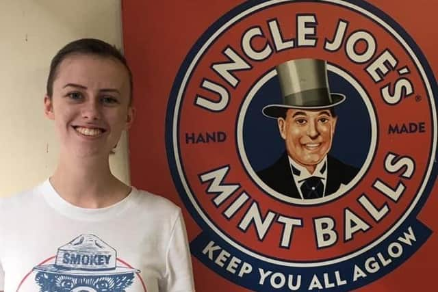 Laura Nuttall visited the Wigan factory where Uncle Joe's mint balls are made