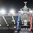 The semi-final draws for the Men's and Women's Challenge Cup were made during half-time of St Helens against Warrington Wolves