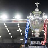 The semi-final draws for the Men's and Women's Challenge Cup were made during half-time of St Helens against Warrington Wolves