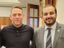Talal Al Hammad, with Leam Richardson