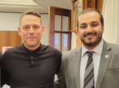 Talal Al Hammad, with Leam Richardson