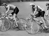 Cycle racing in Mesnes Park on Sunday 2nd of September 1984.