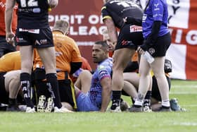 Willie Isa suffered a serious lower leg injury in the Challenge Cup win over Castleford Tigers
