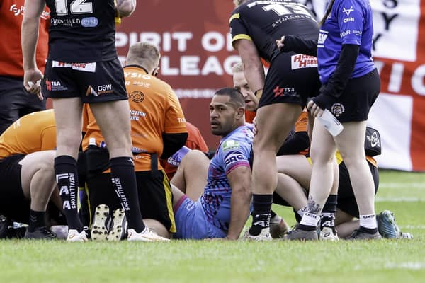 Willie Isa suffered a serious lower leg injury in the Challenge Cup win over Castleford Tigers