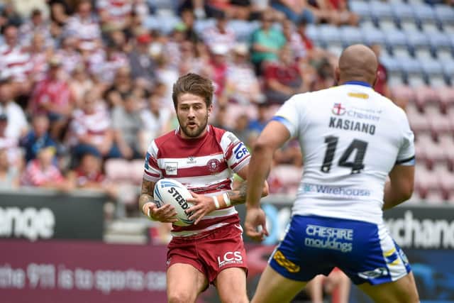 Joe Shorrocks in action for the Warriors
