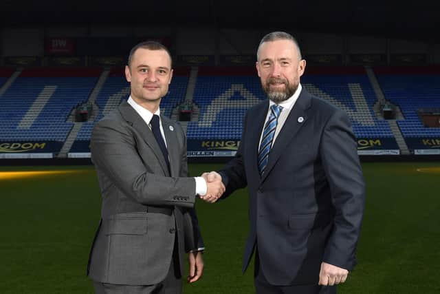 Latics CEO Mal Brannigan welcomes Shaun Maloney back to the DW Stadium