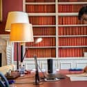 Rishi Sunak with his £180 'smart mug' (credit Simon Walker HM Treasury PA)