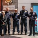 ACFO Moore, Kate Green and CFO with ISAR Team