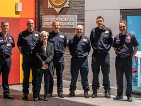 ACFO Moore, Kate Green and CFO with ISAR Team