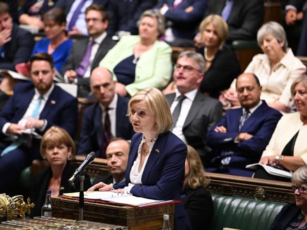 Prime Minister Liz Truss speaks at her first Prime Minister's Questions in the House of Commons, London. Photo credit UK Parliament/Jessica Taylor /PA Wire
