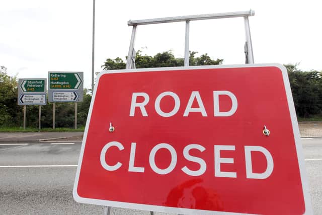 The latest expected works list shows that three closures already in place are expected to carry on this week