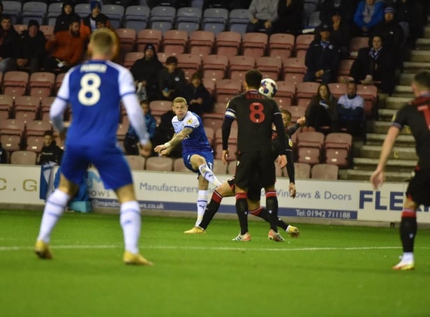 James McClean tries a shot against his old Stoke side