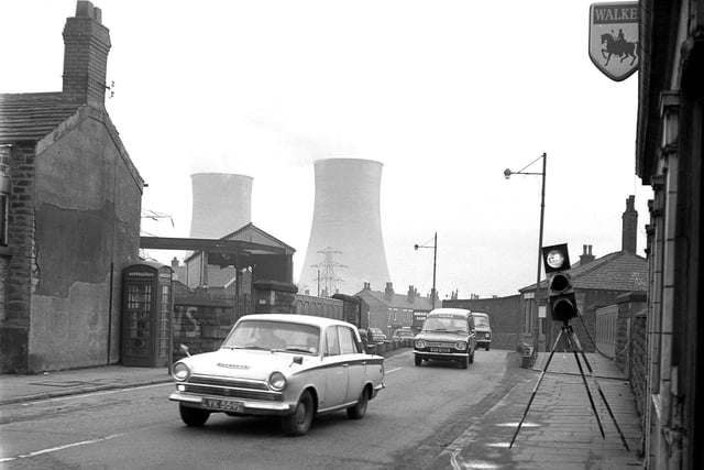 RETRO 1970
A bridge on Poolstock in Wigan in 1970 with the cooling towers of Westwood power station in the background.