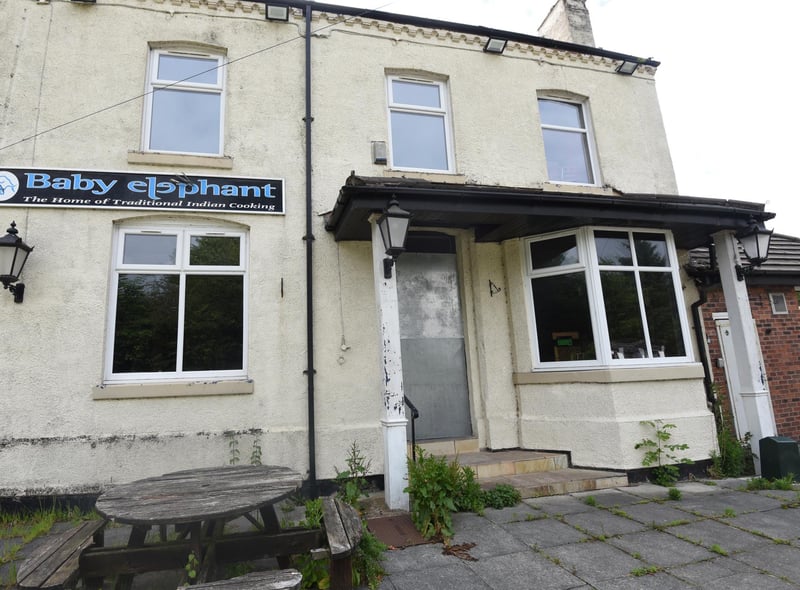 Former Indian restaurant Baby Elephant which closed during the pandemic and never reopened. Previously this idyllic canalside setting on Gathirst Lane, Shevington, was home to the Navigation pub. Surely someone could make a success of it in this location?