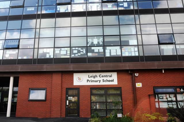 Exterior of Leigh Central Primary School