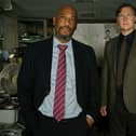 David Morrissey (right) and Terence Maynard investigate in Sherwood
