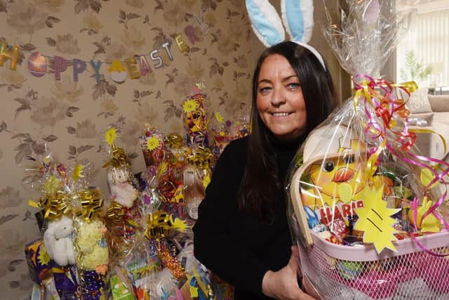 Alison Manning began an Easter Egg collection from neighbours for a raffle to raise funds for the Ukraine appeal, she has had loads of donations and has raised over £600.