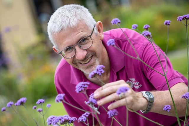 Hospice gardener Jim Nicholson