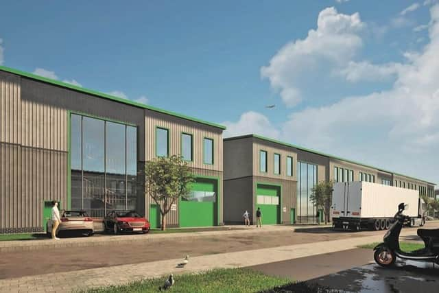 An artist's impression of the new Skelmersdale business park