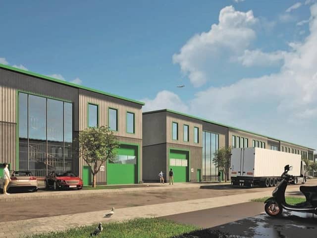 An artist's impression of the new Skelmersdale business park