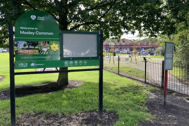 Children's play park in Mosley Common