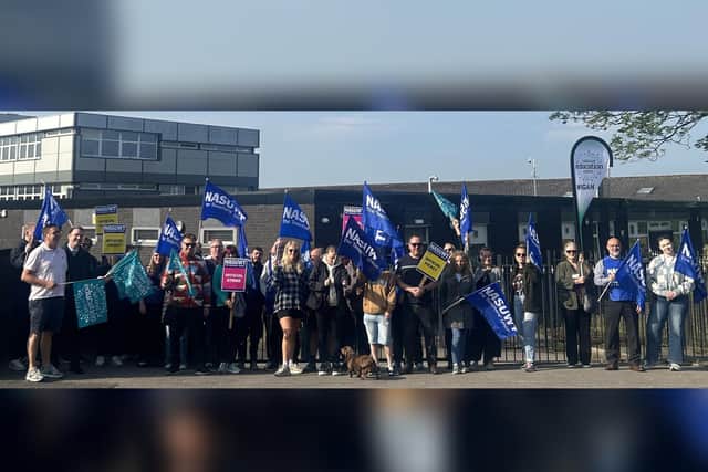 Outwood Academy staff take industrial action again about plans to extend the school day