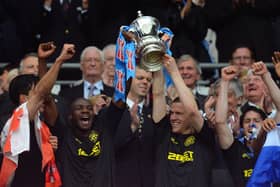 Wigan Athletic won the FA Cup in 2013 after beating Manchester City 1-0 at Wembley (Credit: ANDREW YATES/AFP via Getty Images)