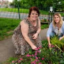 Neighbours Sarah Stephenson and Laura Koskinas has been working hard over the past two years to transform the "neglected" Stockley Park